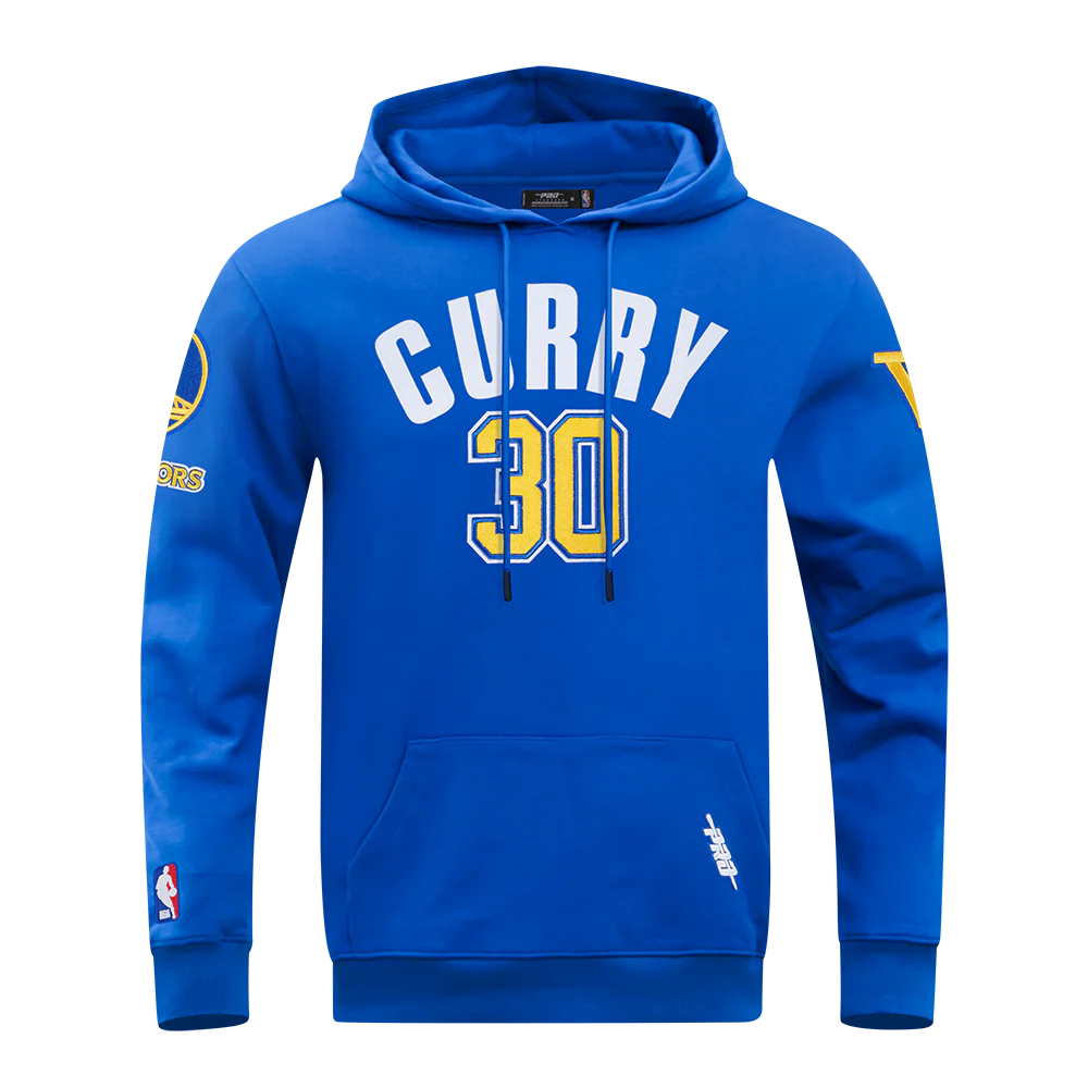 NBA GOLDEN STATE WARRIORS STEPHEN CURRY #30 CLASSIC PNN MEN'S DK PO (ROYAL BLUE) - Image 3