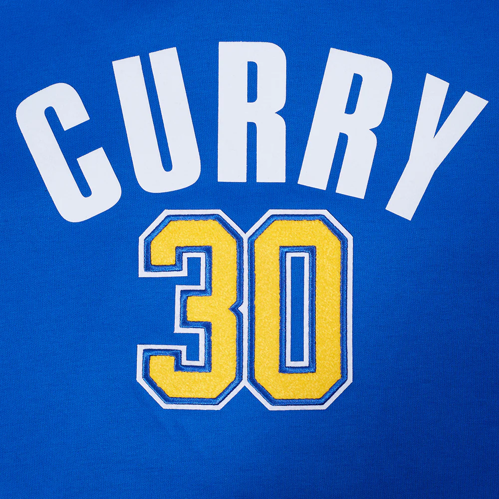 NBA GOLDEN STATE WARRIORS STEPHEN CURRY #30 CLASSIC PNN MEN'S DK PO (ROYAL BLUE) - Image 7