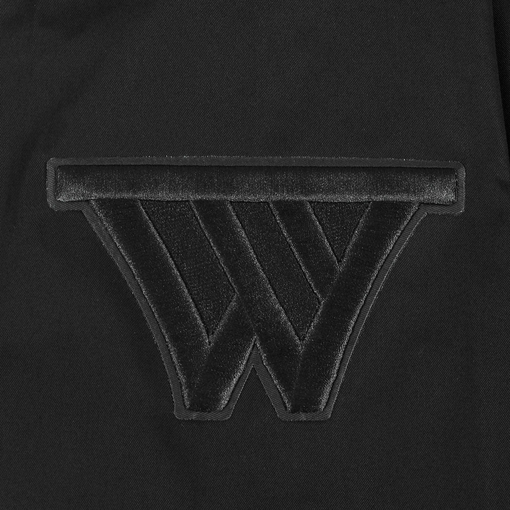 GOLDEN STATE WARRIORS NEUTRAL MEN'S TWILL JACKET (BLACK) - Image 5