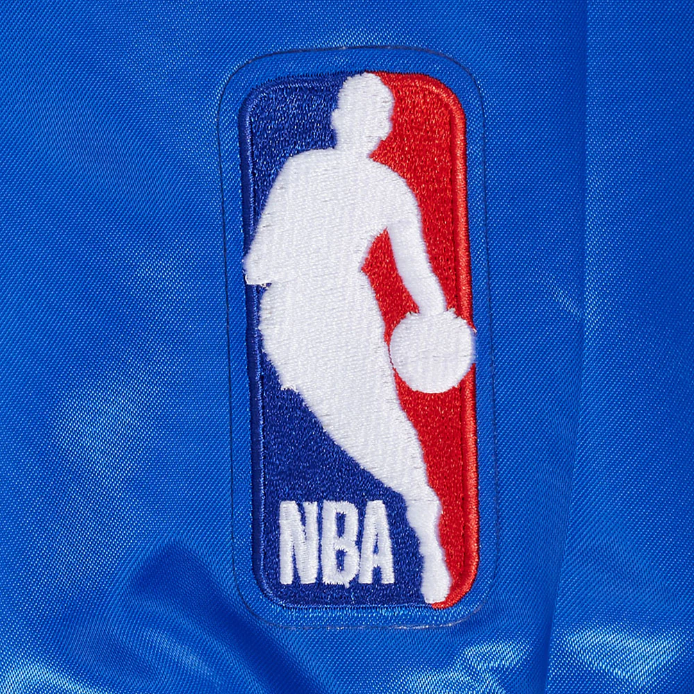 NBA GOLDEN STATE WARRIORS MODERN ORIGINALS MEN'S SATIN JACKET (ROYAL BLUE) - Image 7
