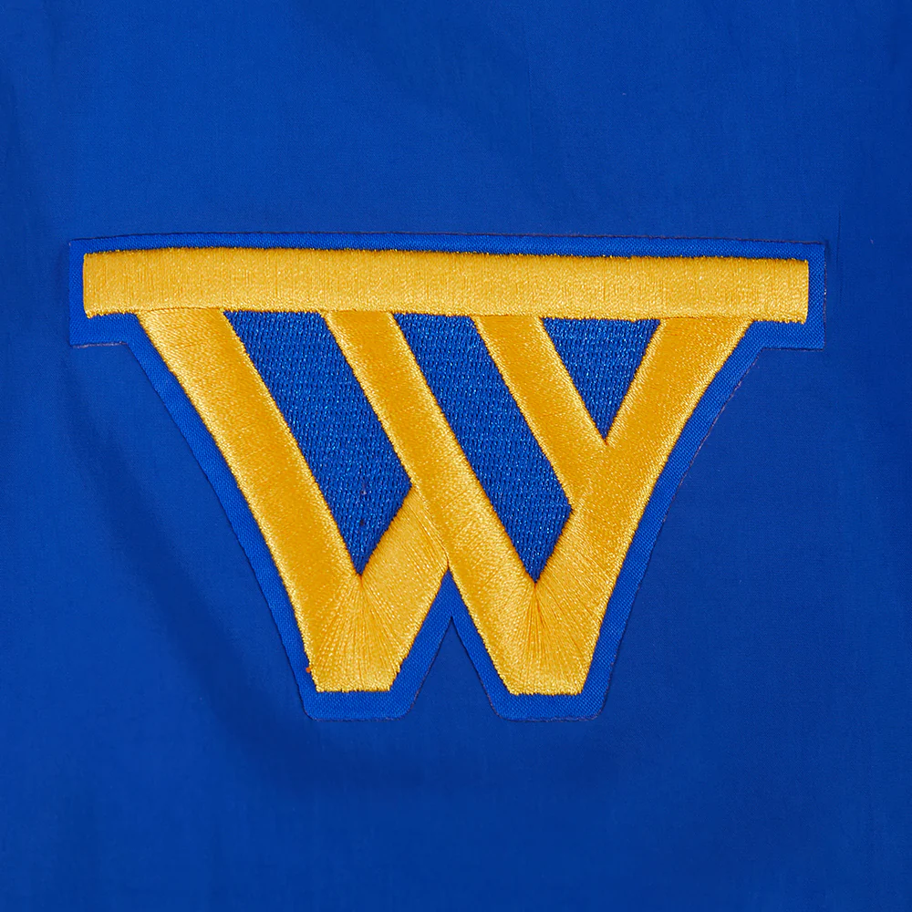 NBA GOLDEN STATE WARRIORS PRE GAME MEN'S JACKET (ROYAL BLUE) - Image 8