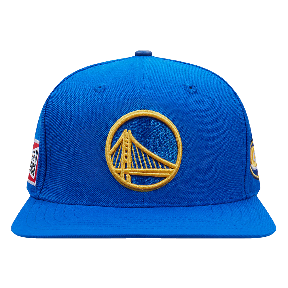 NBA GOLDEN STATE WARRIORS FAST LANE WOOL SNAPBACK HAT (ROYAL BLUE)