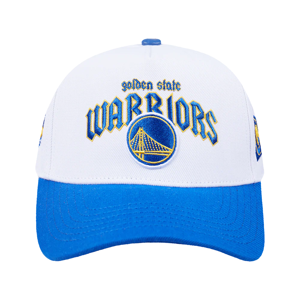 NBA GOLDEN STATE WARRIORS CITY TOUR ESSENTIAL CURVED VISOR SNAPB (WHITE)