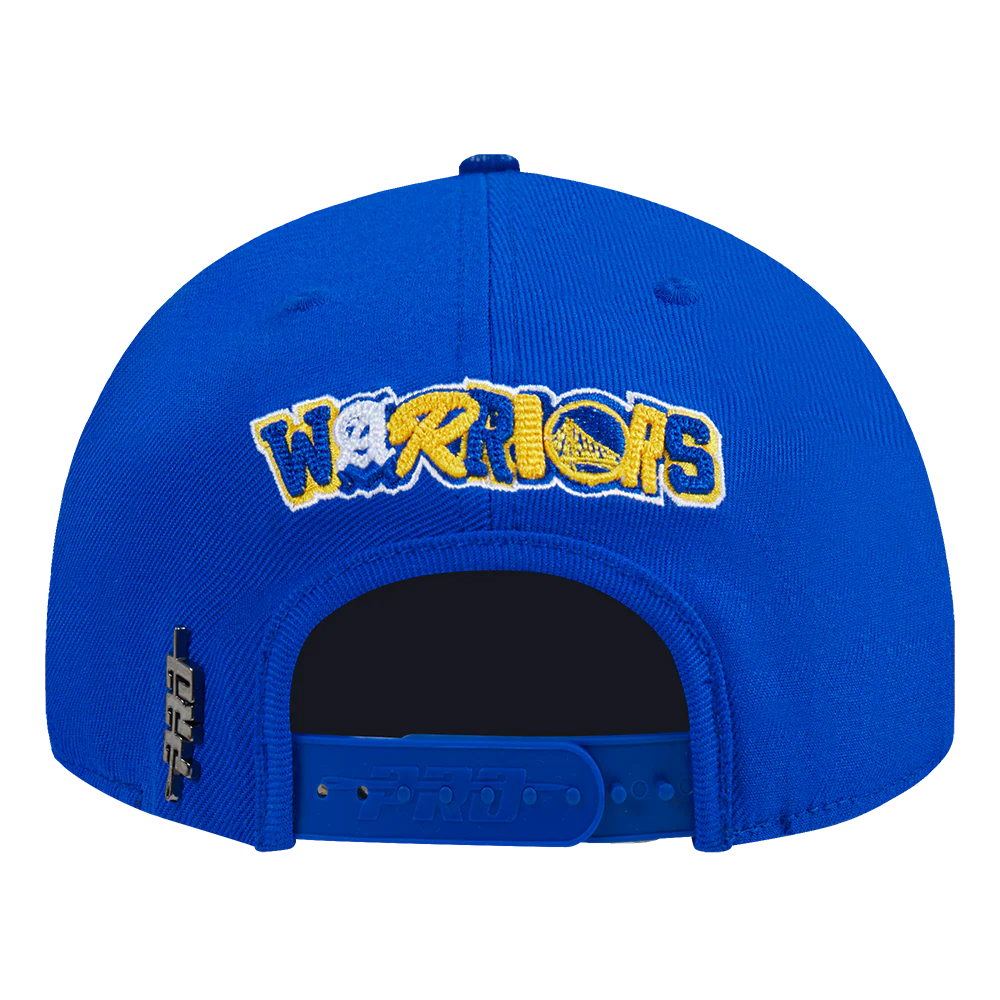 NBA GOLDEN STATE WARRIORS CITY RANSOM PINCH FRONT SNAPBACK HAT (ROYAL BLUE) - Image 4