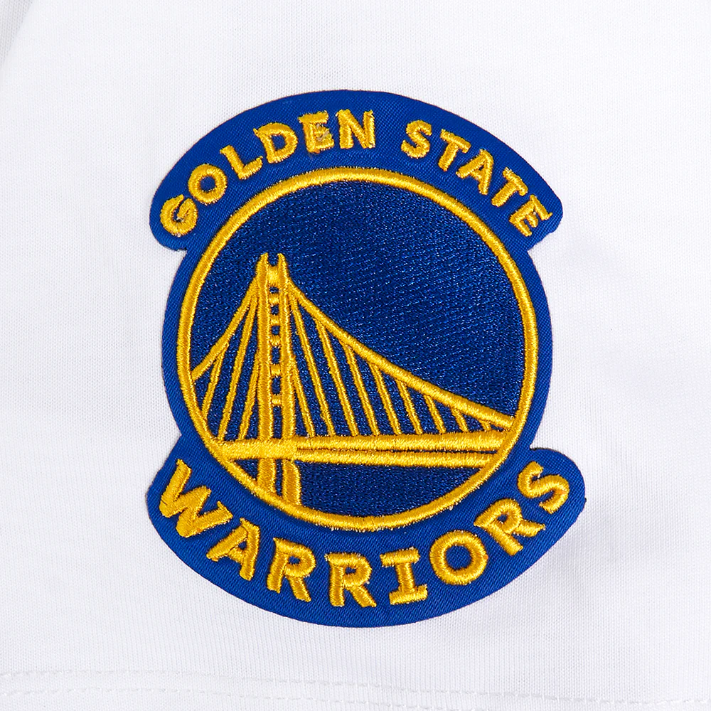 NBA GOLDEN STATE WARRIORS CLASSIC WIND WOMEN'S CTN BF TEE (WHITE) - Image 6