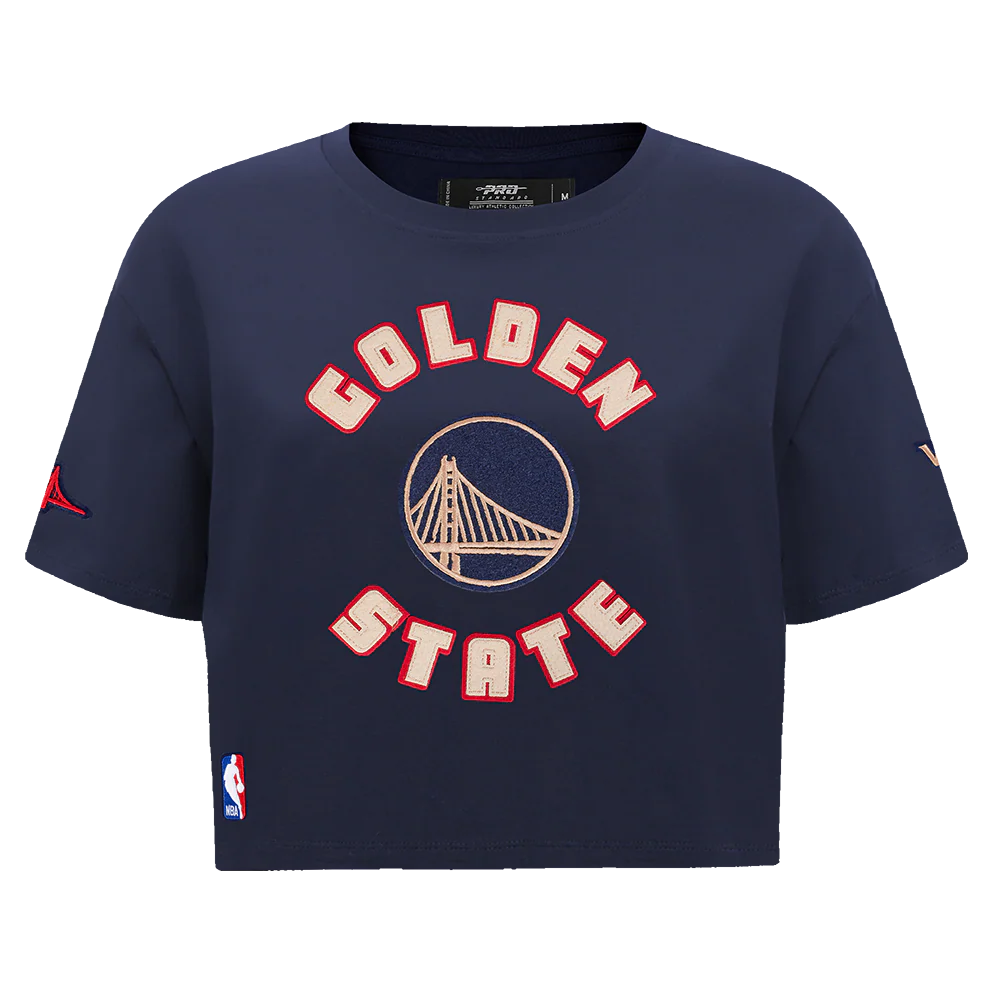 NBA GOLDEN STATE WARRIORS CITY EDITION 24-25 WOMEN'S SJ BOXY TEE (MIDNIGHT NAVY)