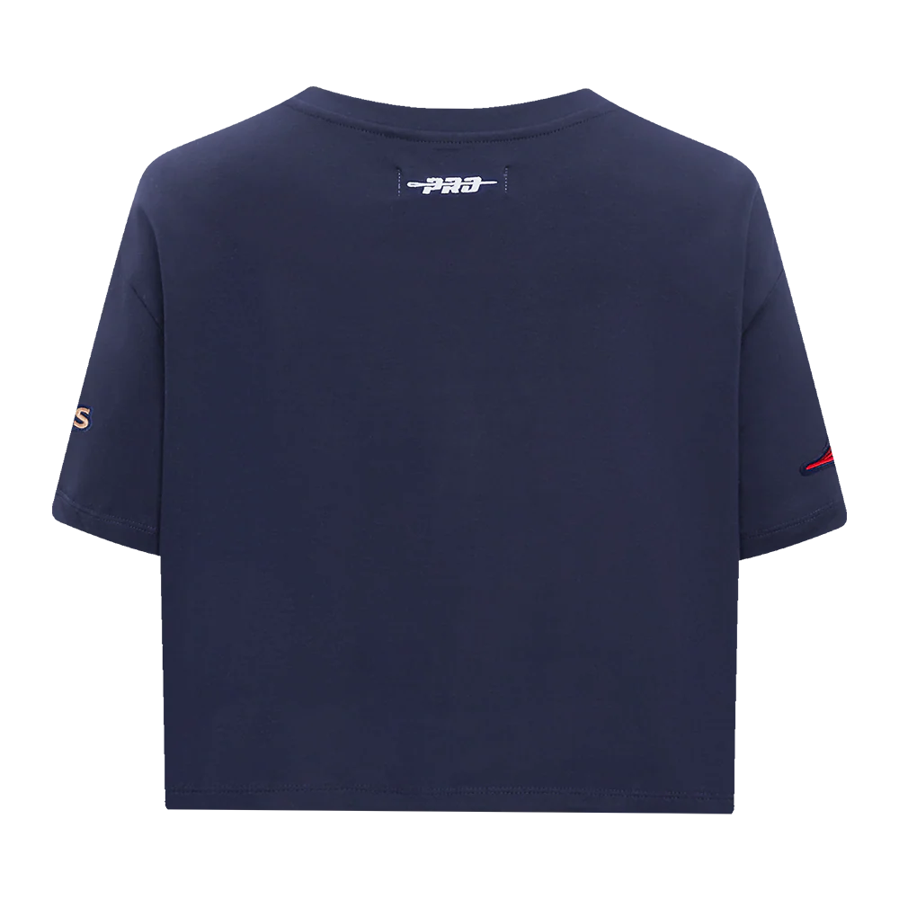NBA GOLDEN STATE WARRIORS CITY EDITION 24-25 WOMEN'S SJ BOXY TEE (MIDNIGHT NAVY) - Image 3