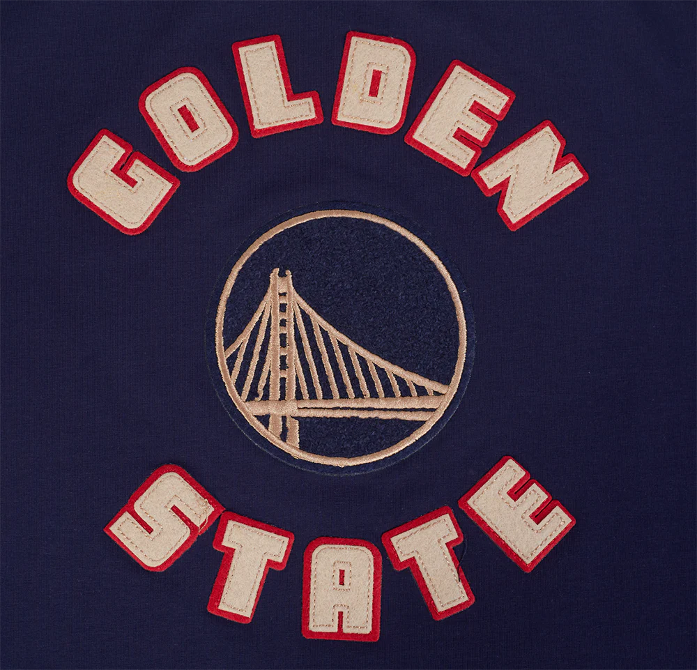 NBA GOLDEN STATE WARRIORS CITY EDITION 24-25 WOMEN'S SJ BOXY TEE (MIDNIGHT NAVY) - Image 5