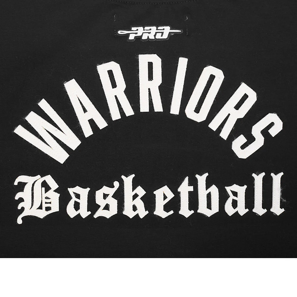 NBA GOLDEN STATE WARRIORS MODERN ORIGINALS WOMEN'S SJ BOXY TEE (BLACK) - Image 7