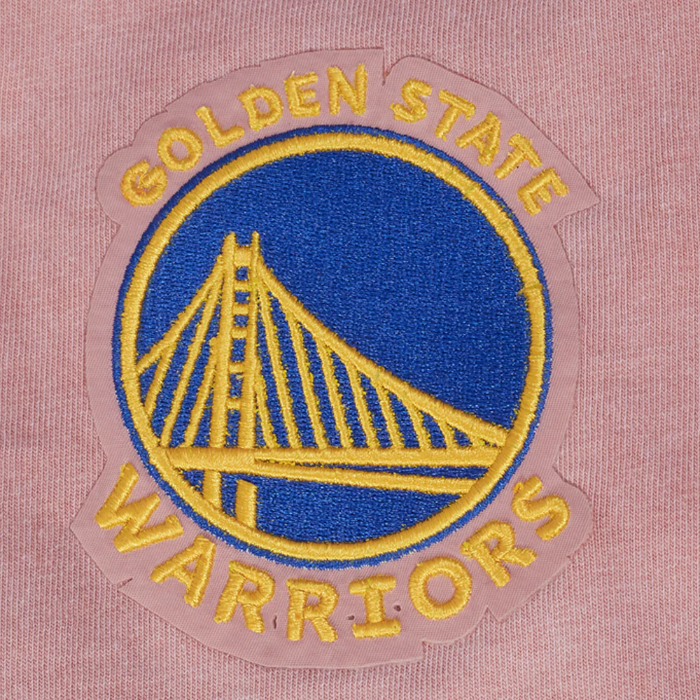 NBA GOLDEN STATE WARRIORS WASHED JEWELS WOMEN'S S/S BOXY TEE (WASHED MAUVE) - Image 8
