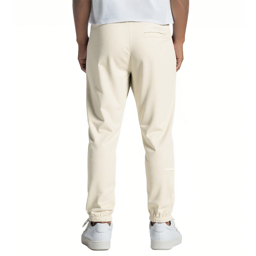 NBA GOLDEN STATE WARRIORS NEUTRAL BIG BOYS FLC SWEATPANT (EGGSHELL) - Image 2