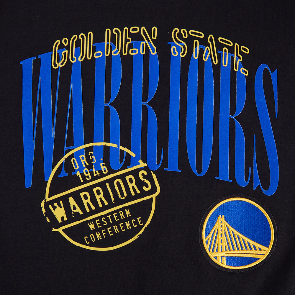 NBA GOLDEN STATE WARRIORS STAMPED WOMEN'S BODY CON DRESS (BLACK) - Image 6