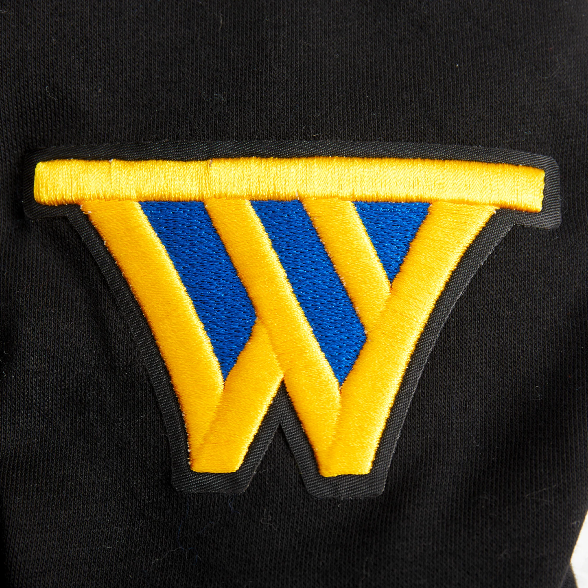 NBA GOLDEN STATE WARRIORS CLASSIC BIG BOYS FLEECE FULL ZIP PULLOVER HOODIE (BLACK) - Image 4