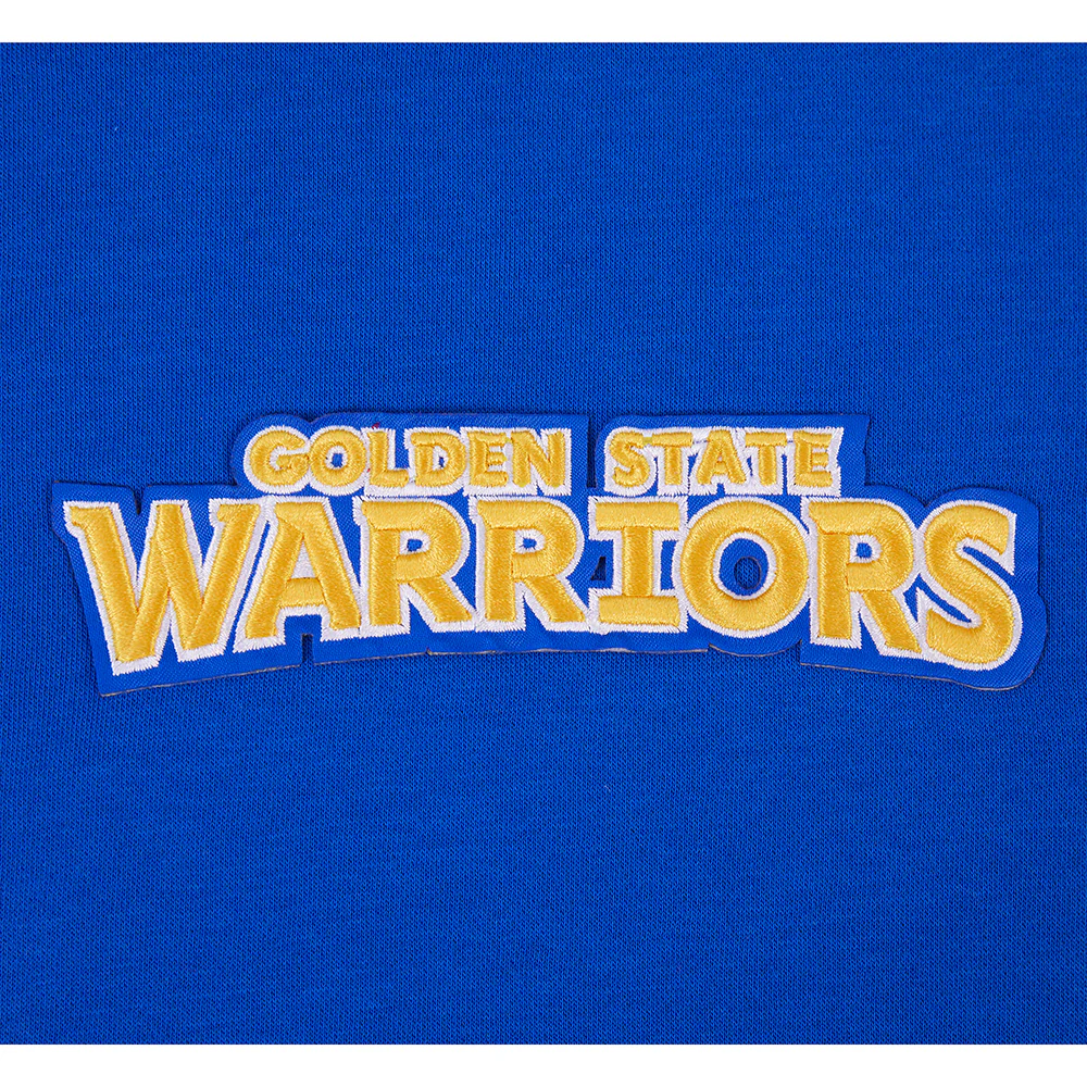 NBA GOLDEN STATE WARRIORS WINGSPAN BIG BOY'S DROP SHOULDER FLC CREWNECK (ROYAL BLUE) - Image 7