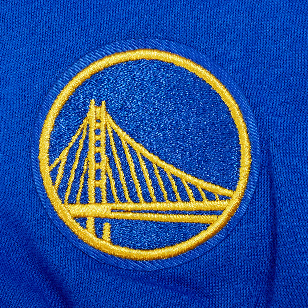 NBA GOLDEN STATE WARRIORS WINGSPAN BIG BOY'S DROP SHOULDER FLC PO HOODI (ROYAL BLUE) - Image 6