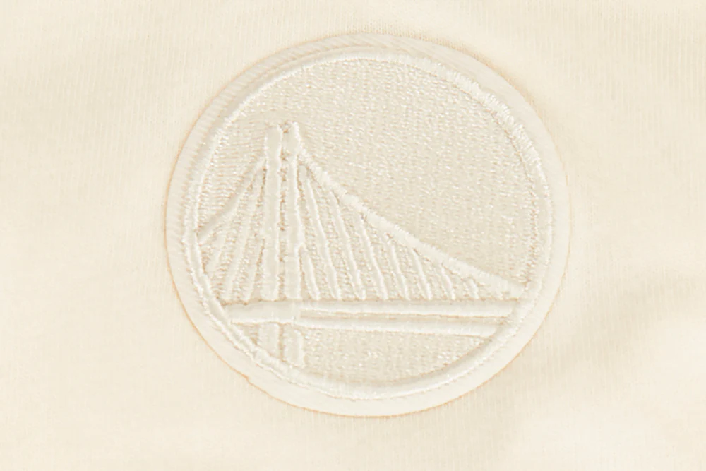 NBA GOLDEN STATE WARRIORS NEUTRAL BIG GIRLS SHORT SLEEVE BOXY TEE (EGGSHELL) - Image 3