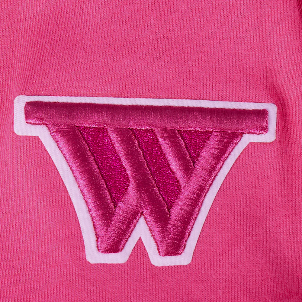NBA GOLDEN STATE WARRIORS TRIPLE PINK BIG GIRLS SHORT SLEEVE BOXY TEE (BEETROOT PURPLE) - Image 6