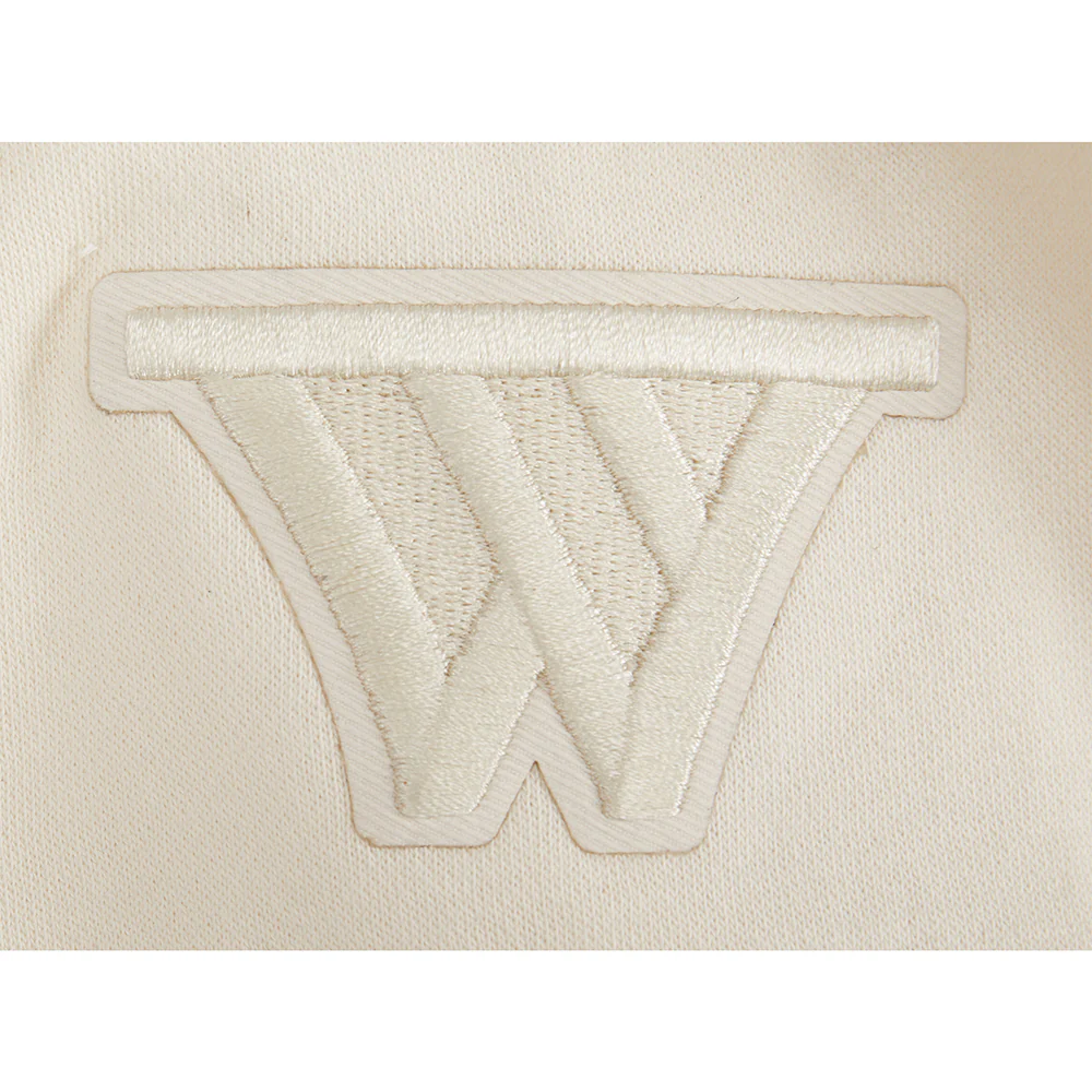 NBA GOLDEN STATE WARRIORS NEUTRAL BIG GIRLS FLEECE CREWNECK (EGGSHELL) - Image 6