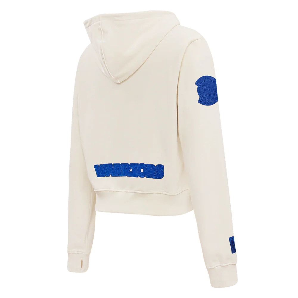 NBA GOLDEN STATE WARRIORS TRIPLE TONAL DK FZ HOODIE (EGGSHELL) - Image 4