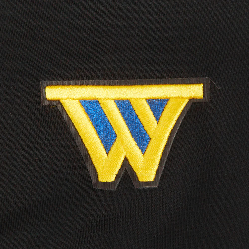 NBA GOLDEN STATE WARRIORS WINGSPAN WOMEN'S FLEECE CREWNECK (BLACK) - Image 8