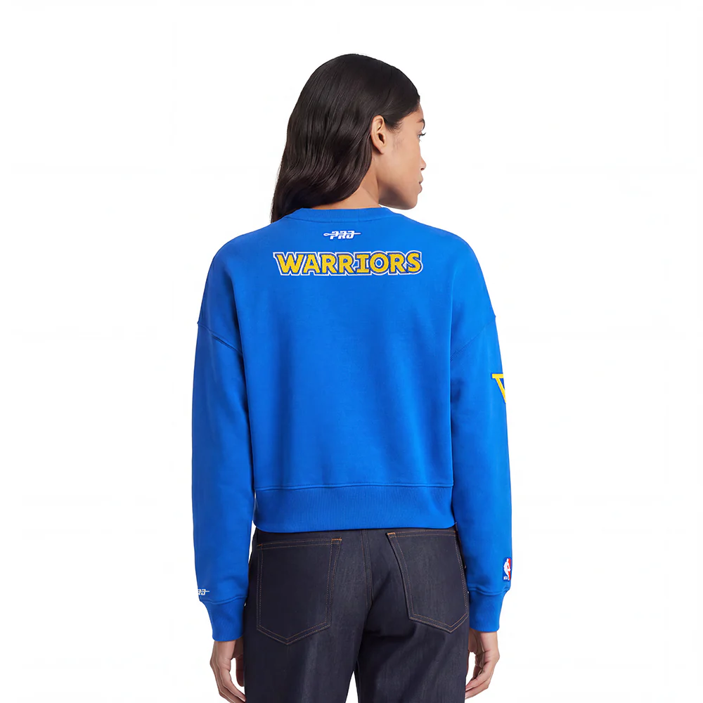 NBA GOLDEN STATE WARRIORS JIMMY BUTLER III #10 CLASSIC PNN WOMEN'S FLC (ROYAL BLUE) - Image 2