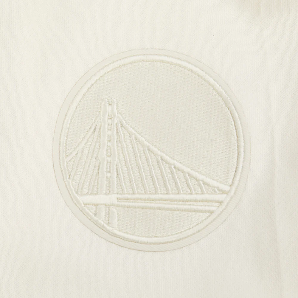 NBA GOLDEN STATE WARRIORS STEPHEN CURRY #30 NEUTRAL PNN WOMEN'S FLC CREWNECK (EGGSHELL) - Image 8