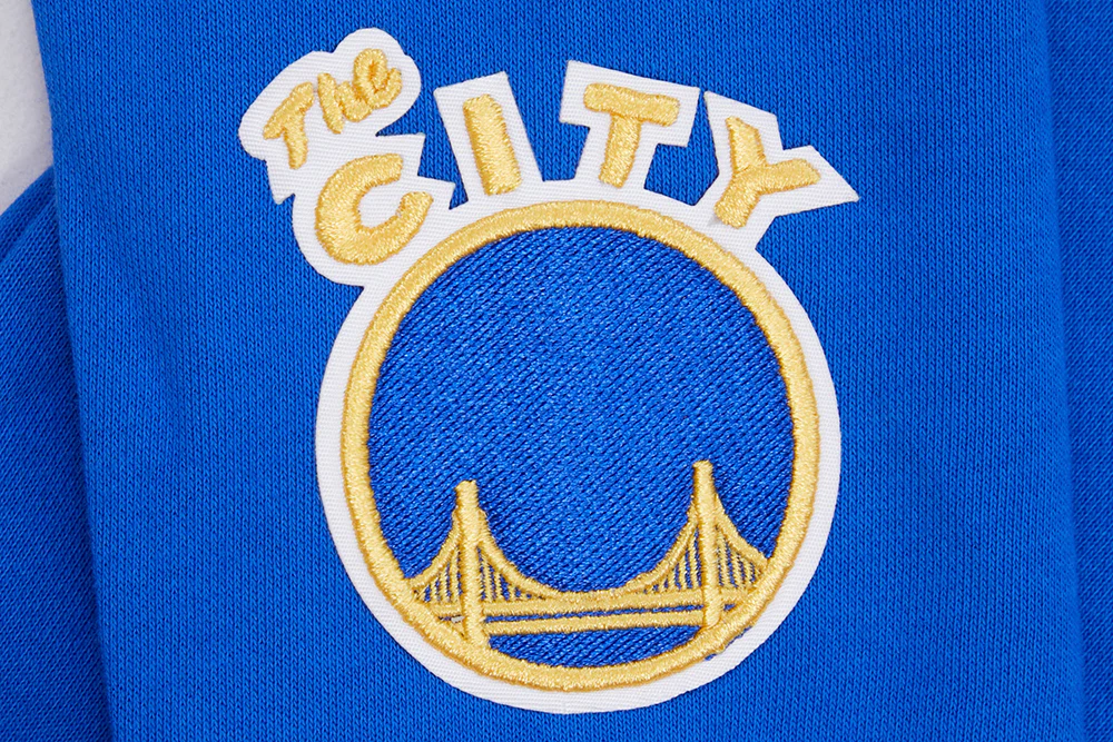 NBA GOLDEN STATE WARRIORS CLASSIC WOMEN'S PULLOVER HOODIE (ROYAL BLUE) - Image 5