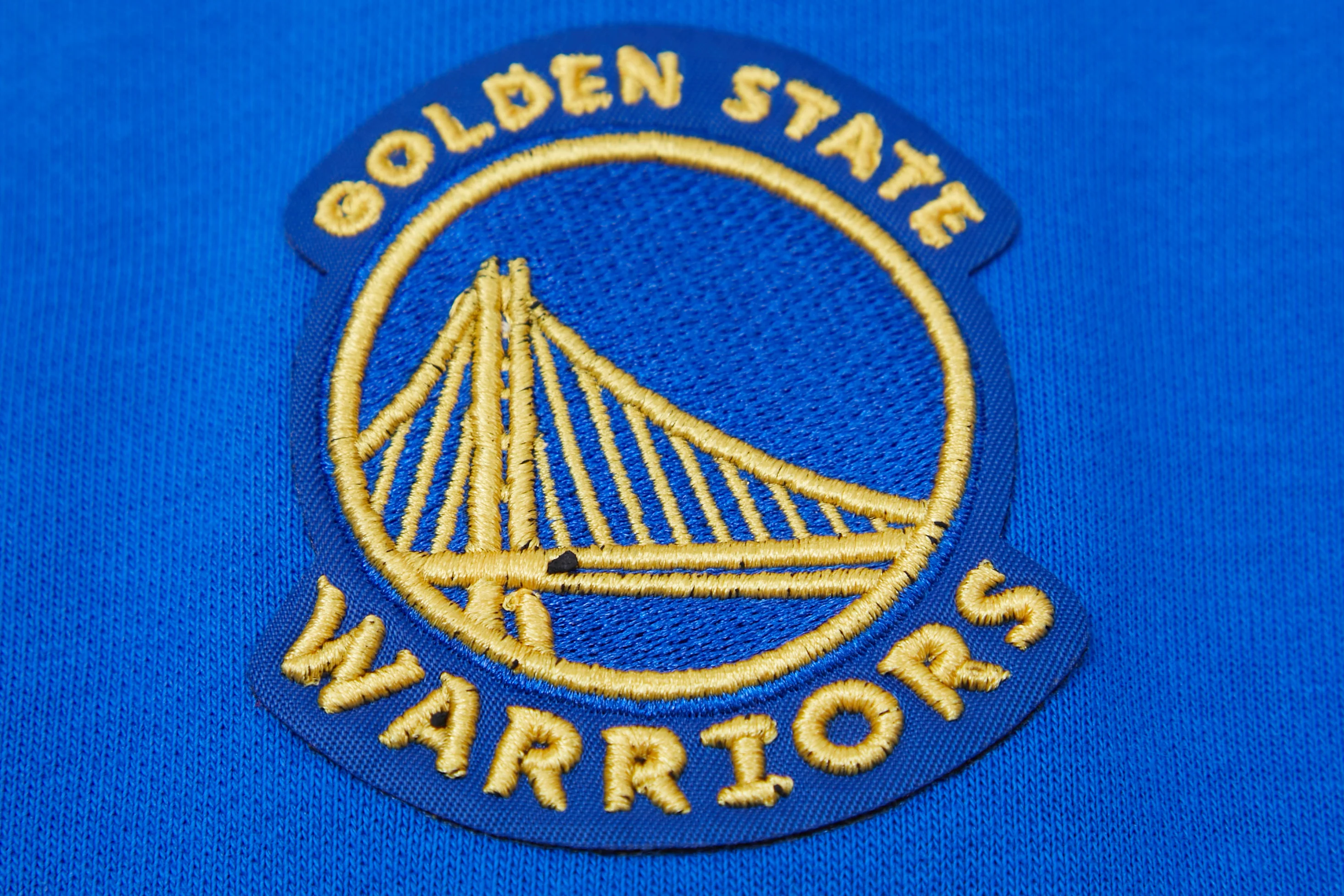 NBA GOLDEN STATE WARRIORS MASHUP WOMEN'S RIB CREWNECK (ROYAL BLUE) - Image 8