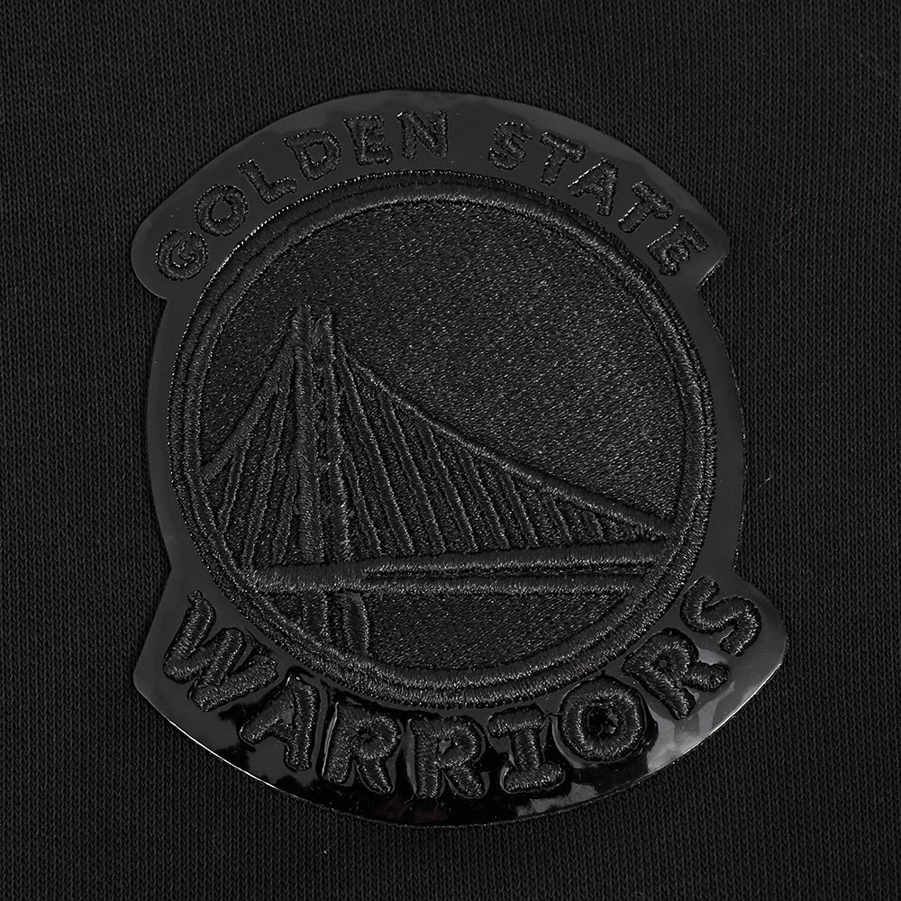 NBA GOLDEN STATE WARRIORS TRIPLE BLACK WOMEN'S FLC CREWNECK (TRIPLE BLACK WOMEN'S) - Image 9