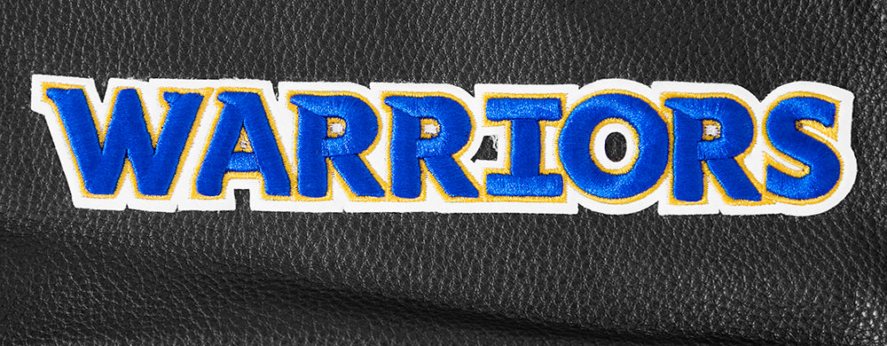 NBA GOLDEN STATE WARRIORS CLASSIC WOOL WOMEN'S VARSITY JACKET (JET BLACK) - Image 8