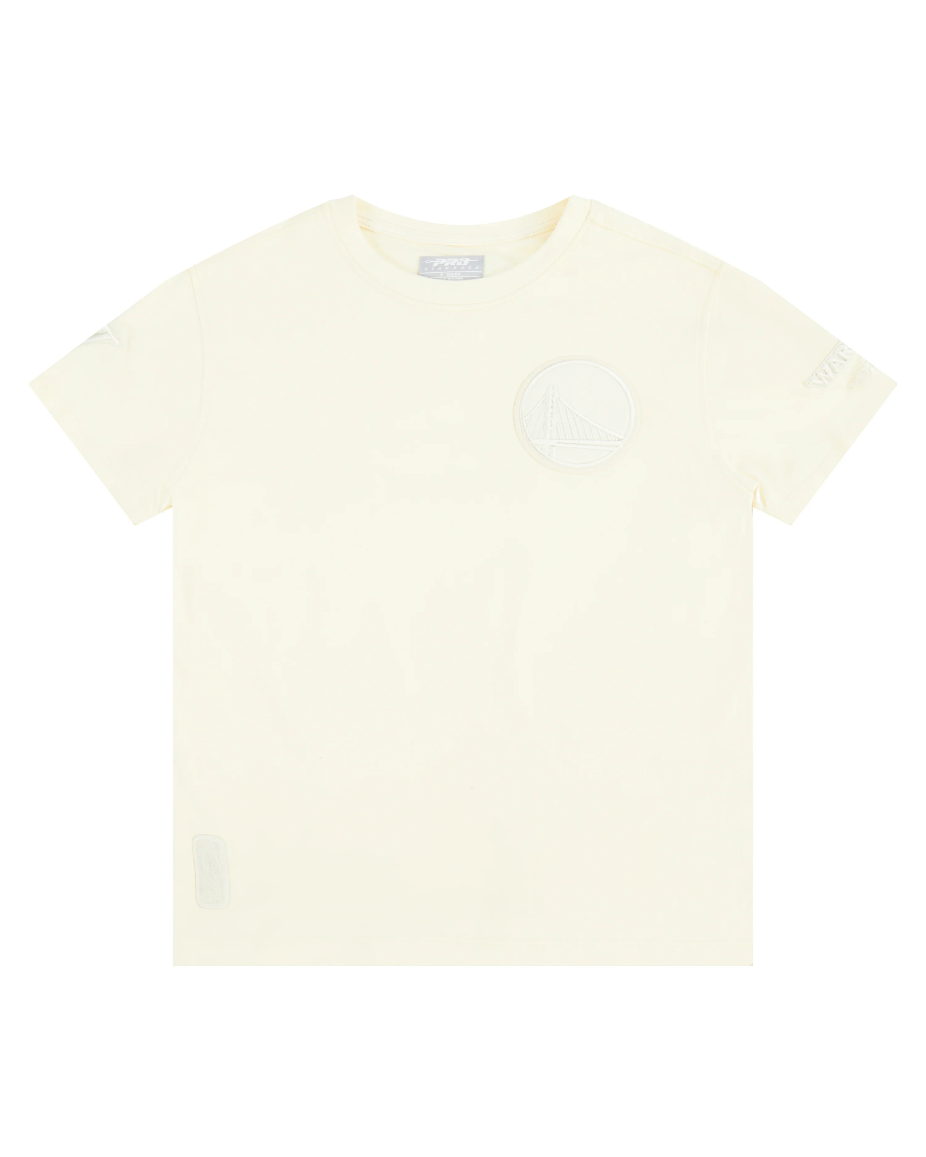 NBA GOLDEN STATE WARRIORS NEUTRAL LITTLE BOYS SHORT SLEEVE TEE (EGGSHELL) - Image 4
