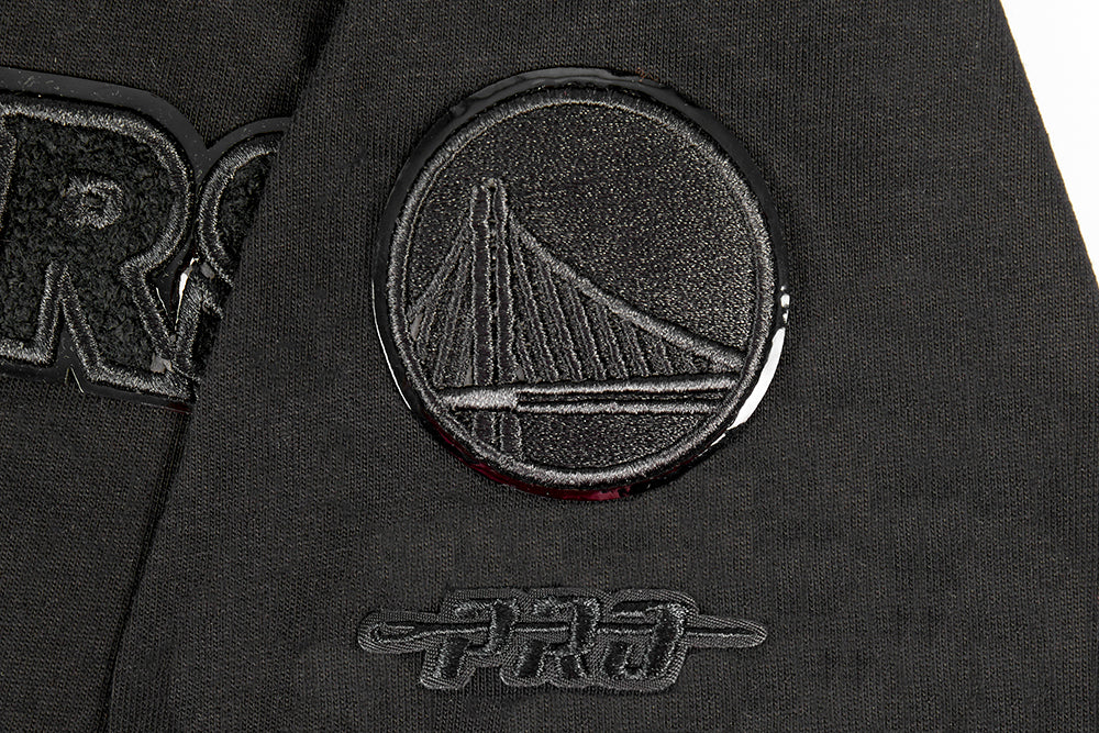 NBA GOLDEN STATE WARRIORS TRIPLE BLACK LITTLE BOYS SHORT SLEEVE TEE (BLACK) - Image 5