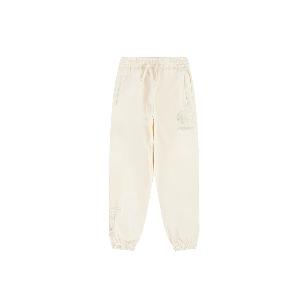 NBA GOLDEN STATE WARRIORS NEUTRAL LITTLE BOYS FLC SWEATPANT (EGGSHELL) - Image 4