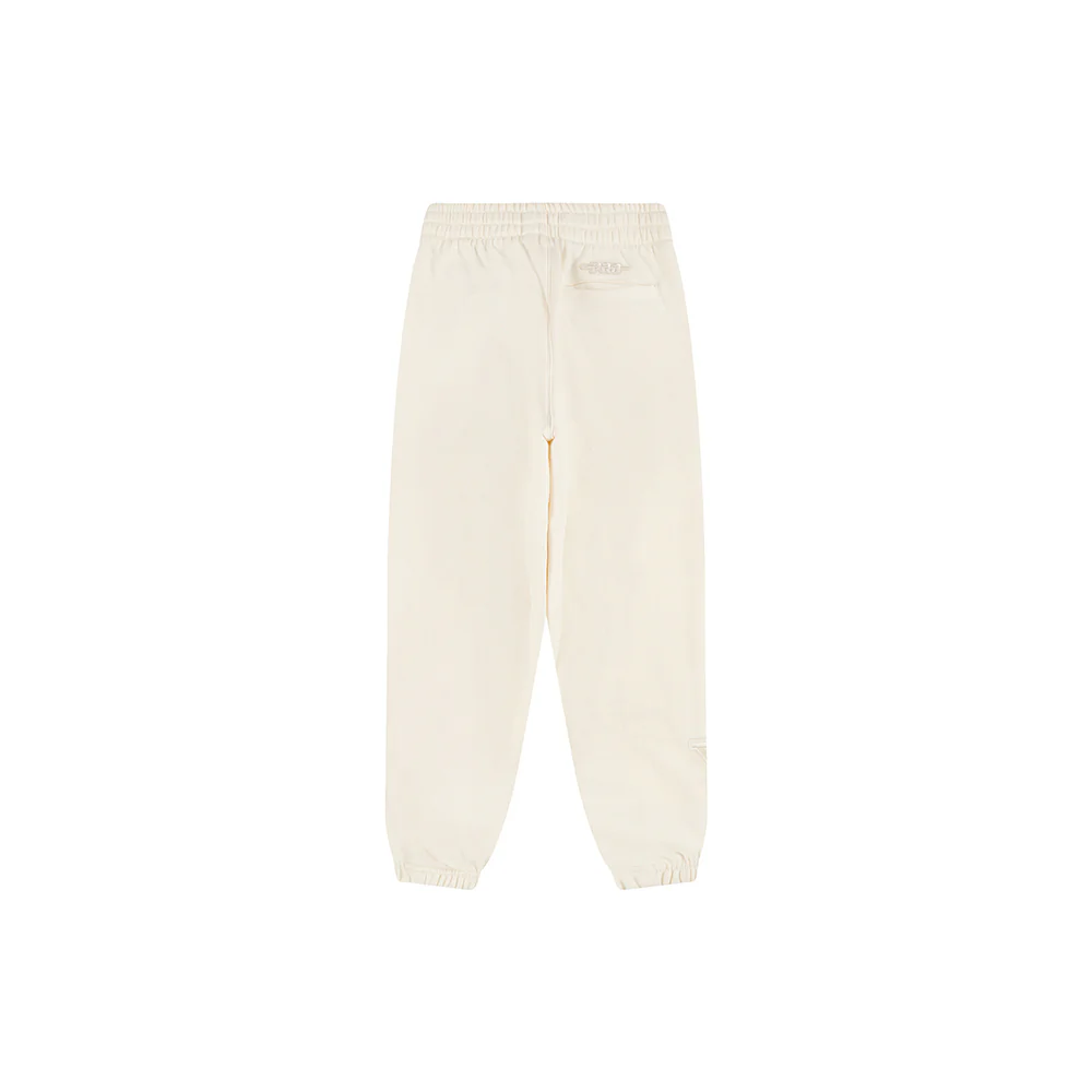 NBA GOLDEN STATE WARRIORS NEUTRAL LITTLE BOYS FLC SWEATPANT (EGGSHELL) - Image 5