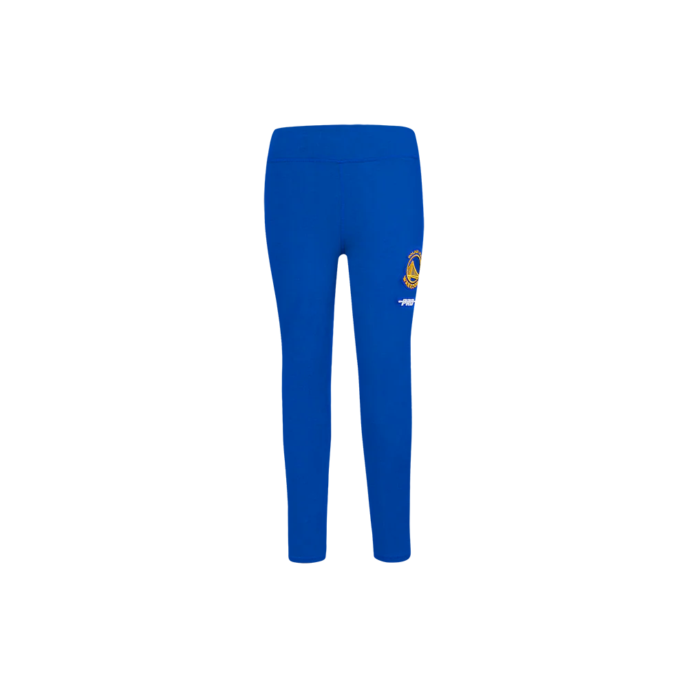 NBA GOLDEN STATE WARRIORS CLASSIC LITTLE GIRLS LEGGING (ROYAL BLUE) - Image 2