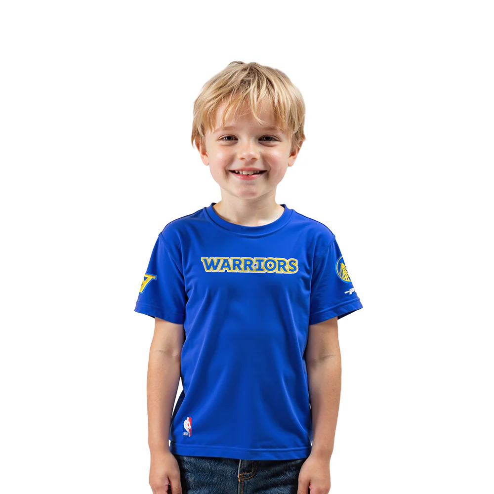 NBA GOLDEN STATE WARRIORS CLASSIC TODDLER BOYS SHORT SLEEVE TEE (ROYAL BLUE)