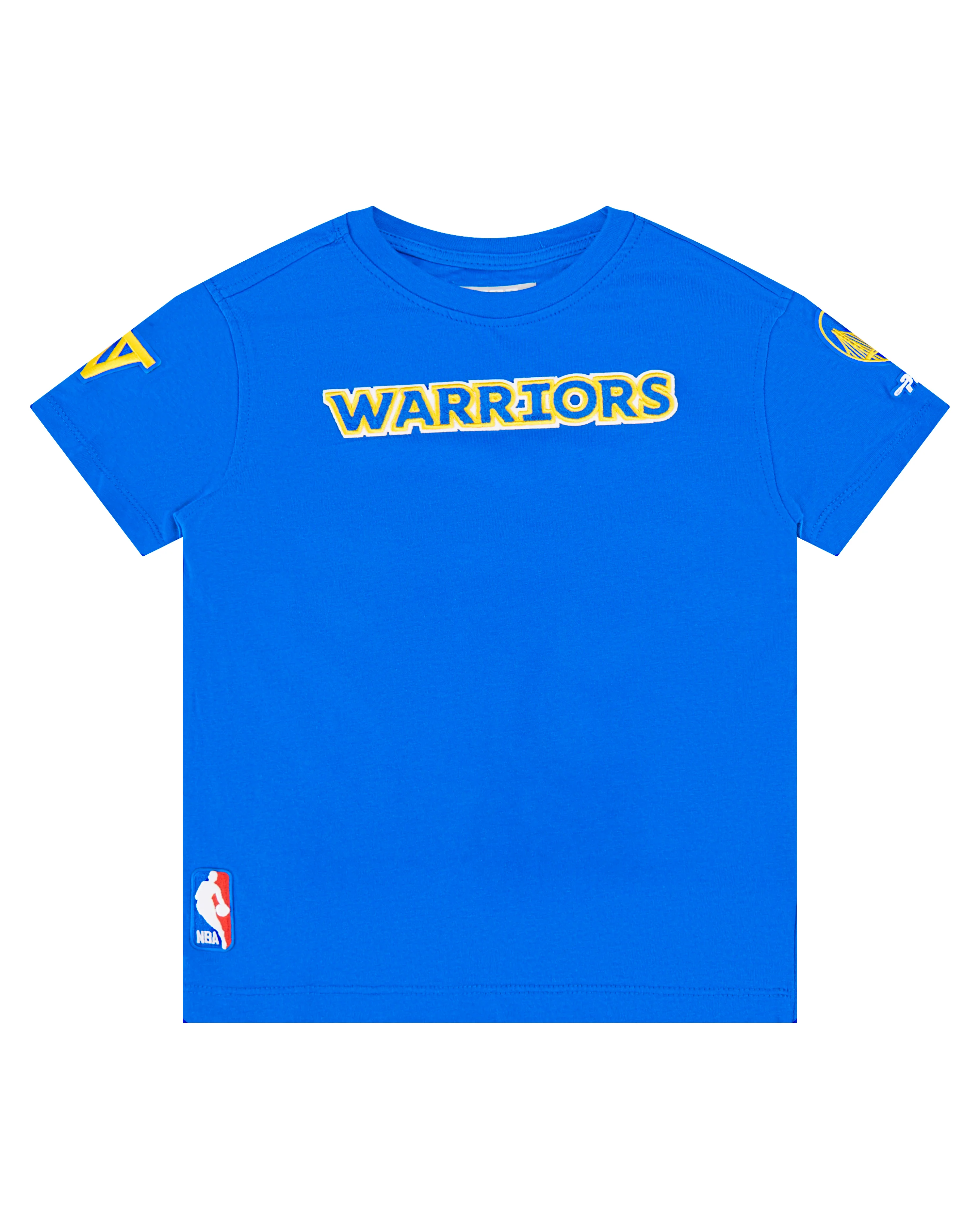 NBA GOLDEN STATE WARRIORS CLASSIC TODDLER BOYS SHORT SLEEVE TEE (ROYAL BLUE) - Image 3