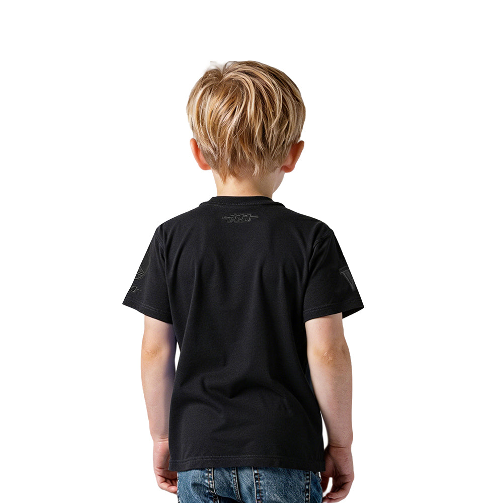 NBA GOLDEN STATE WARRIORS TRIPLE BLACK TODDLER BOYS SHORT SLEEVE TEE (BLACK) - Image 2
