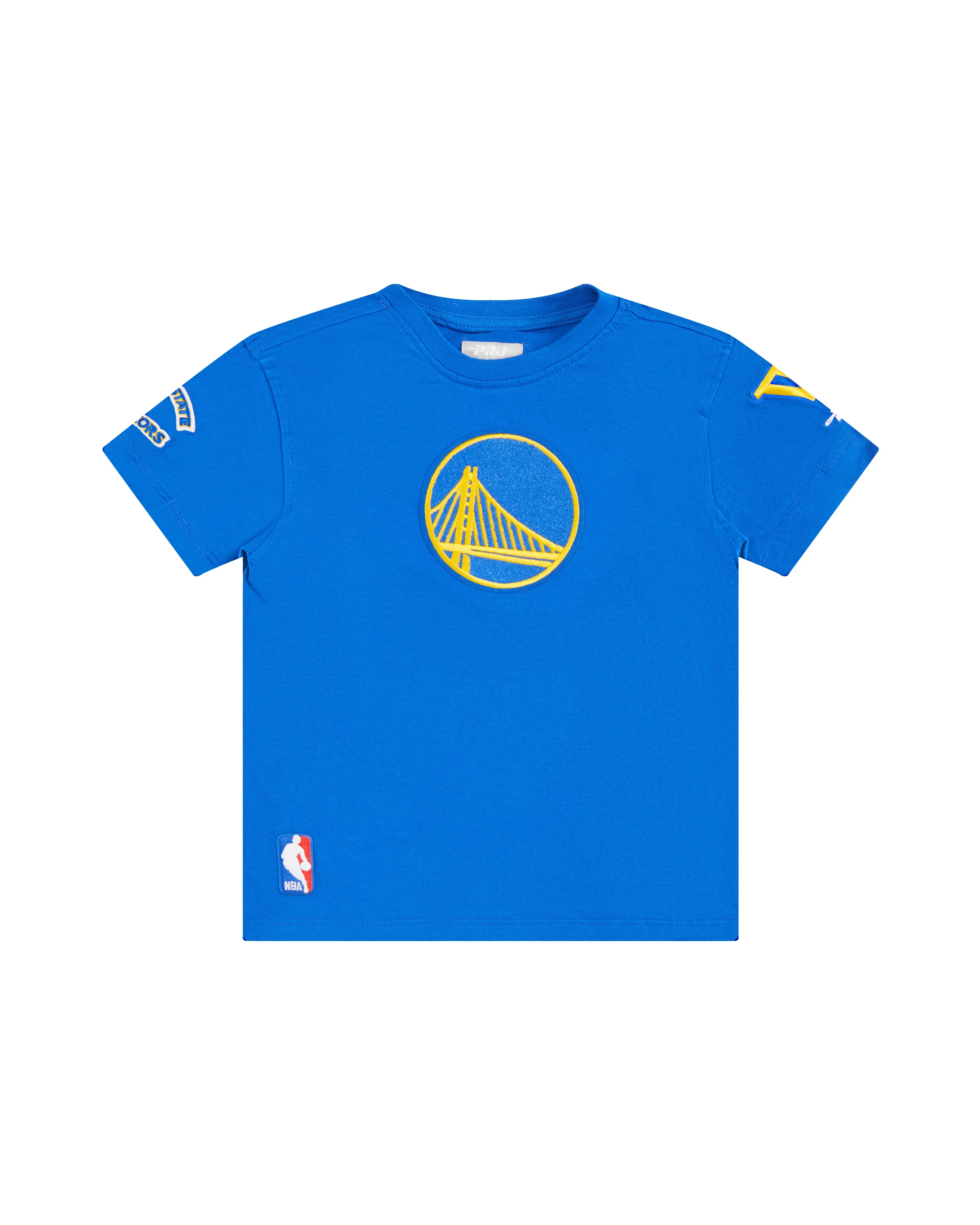 NBA GOLDEN STATE WARRIORS RETRO CLASSIC TODDLER BOYS SHORT SLEEVE TEE (ROYAL BLUE) - Image 3
