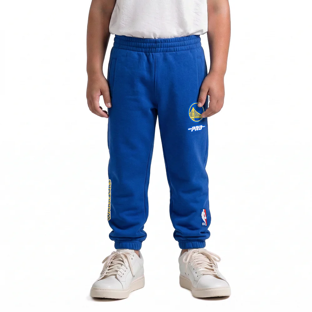 NBA GOLDEN STATE WARRIORS CLASSIC TODDLER BOYS FLC SWEATPANT (ROYAL BLUE)