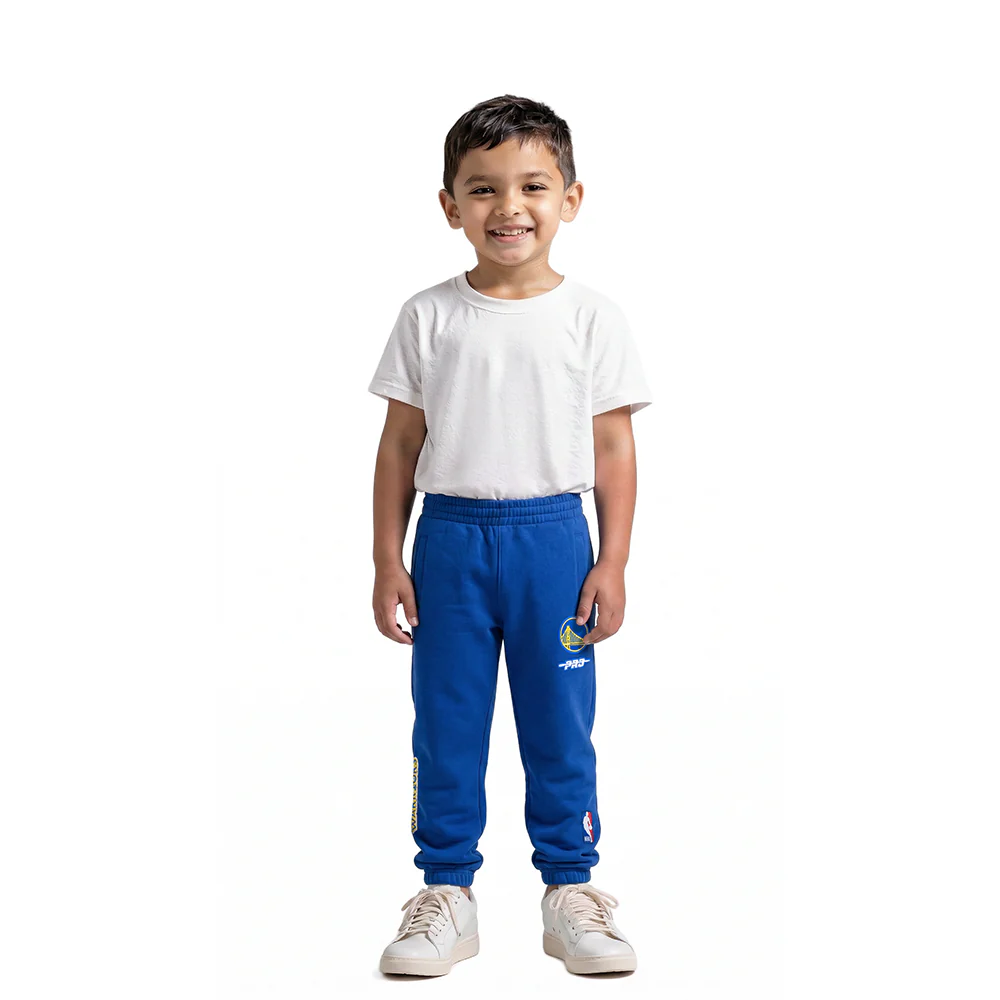 NBA GOLDEN STATE WARRIORS CLASSIC TODDLER BOYS FLC SWEATPANT (ROYAL BLUE) - Image 3