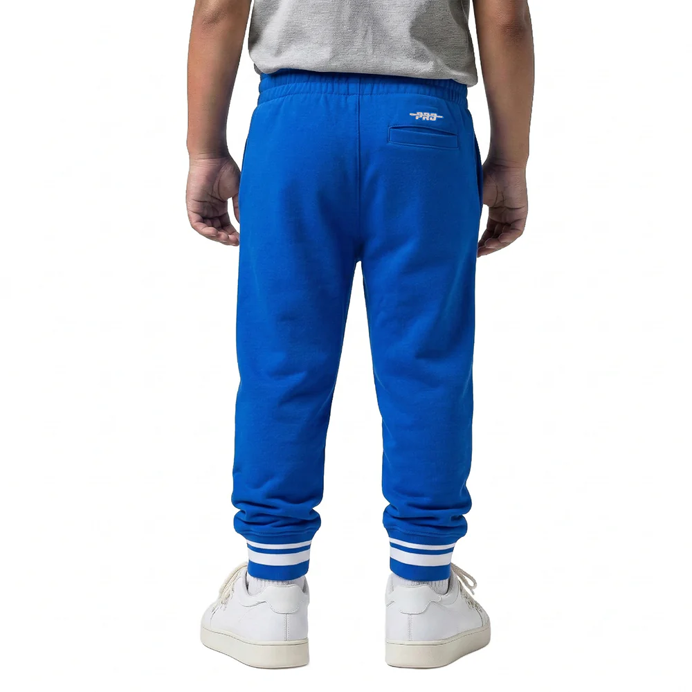 NBA GOLDEN STATE WARRIORS RETRO CLASSIC TODDLER BOYS RIB SWEATPANT (ROYAL BLUE) - Image 2