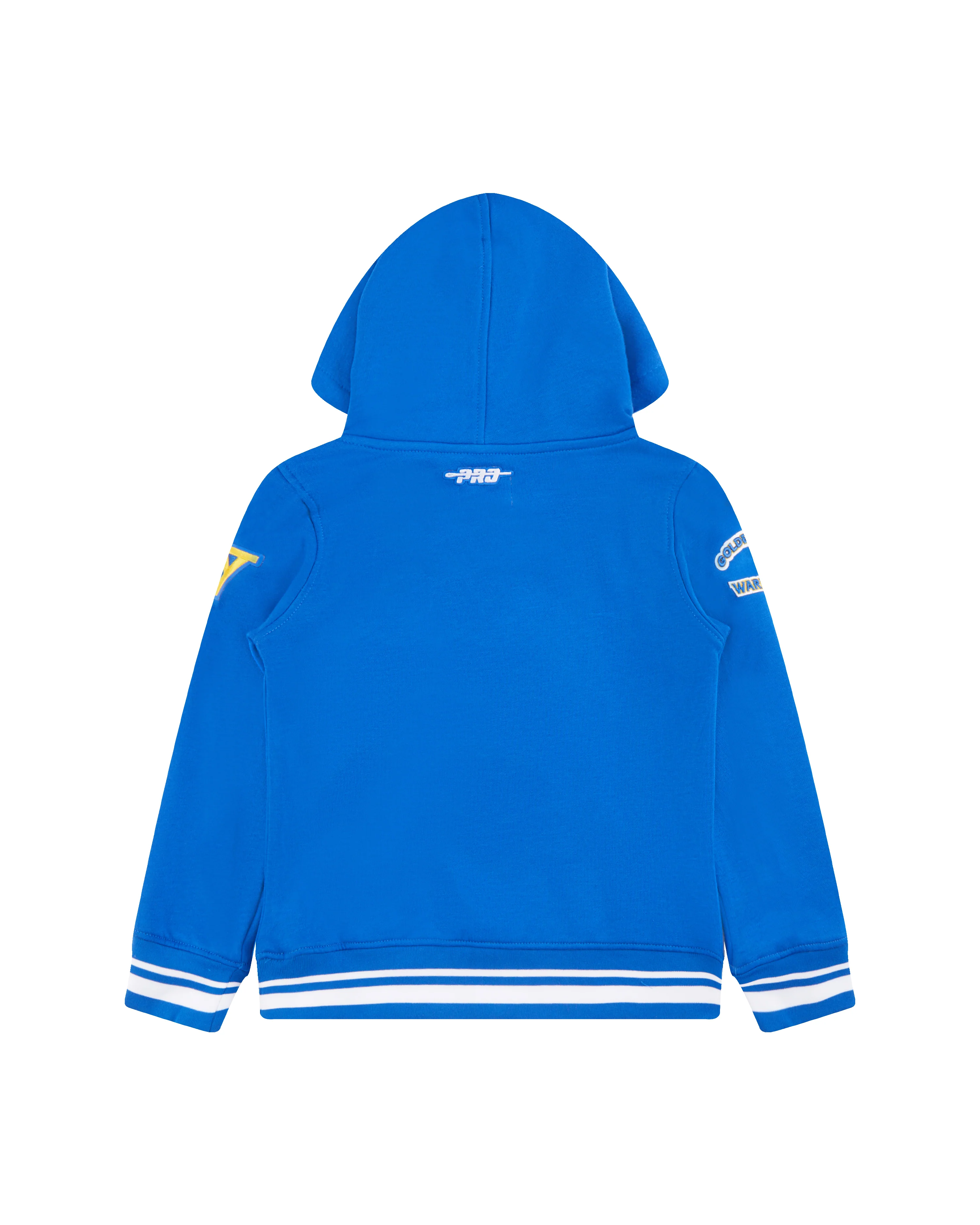 NBA GOLDEN STATE WARRIORS RETRO CLASSIC TODDLER BOYS RIB FLEECE PULLOVER HOODIE (ROYAL BLUE) - Image 4