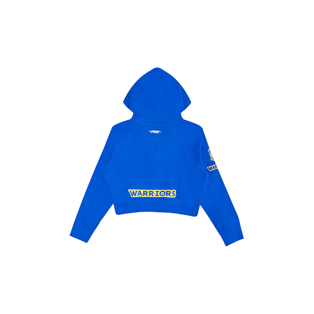 NBA GOLDEN STATE WARRIORS CLASSIC TODDLER GIRLS FLEECE FULL ZIP HOODIE  (ROYAL BLUE) - Image 4