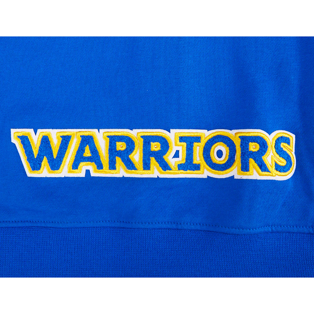 NBA GOLDEN STATE WARRIORS CLASSIC TODDLER GIRLS FLEECE FULL ZIP HOODIE  (ROYAL BLUE) - Image 5