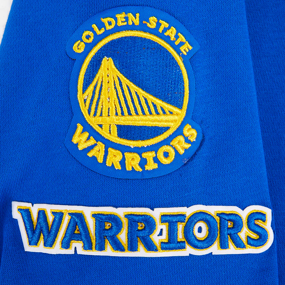 NBA GOLDEN STATE WARRIORS CLASSIC TODDLER GIRLS FLEECE FULL ZIP HOODIE  (ROYAL BLUE) - Image 6