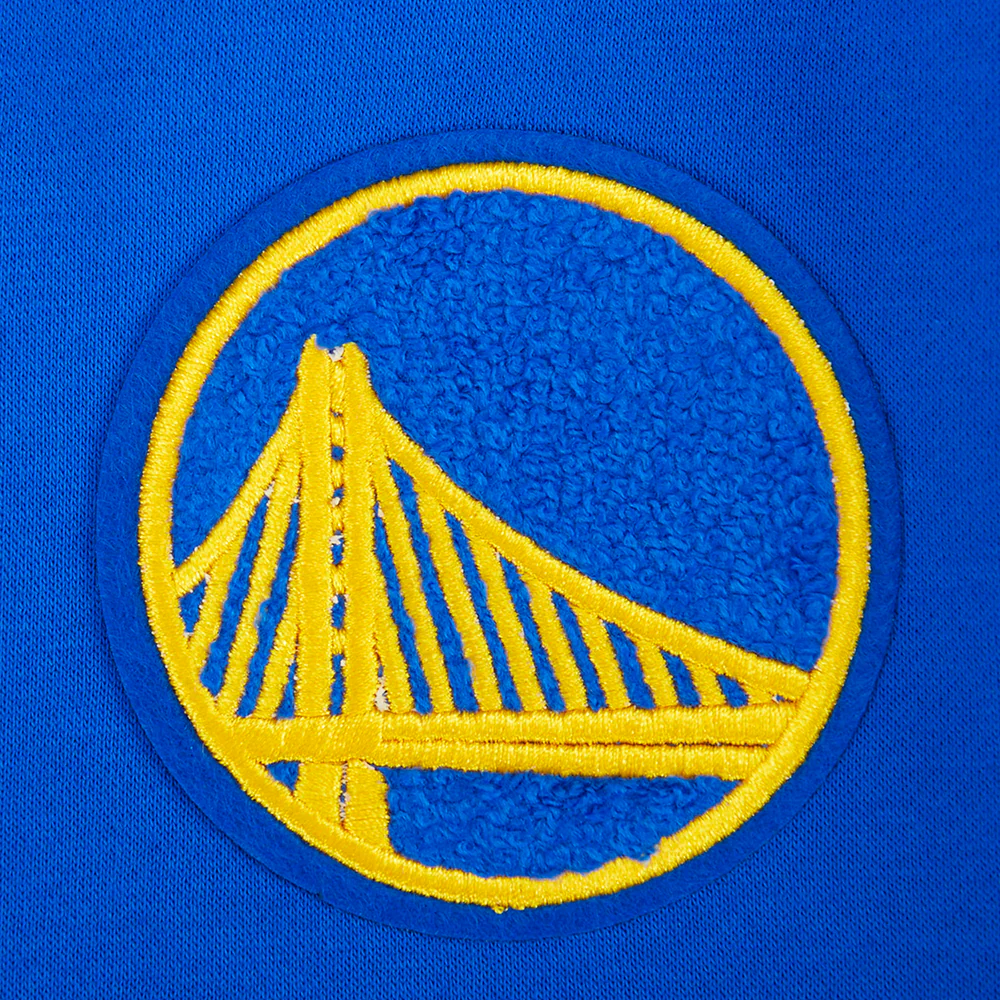 NBA GOLDEN STATE WARRIORS CLASSIC TODDLER GIRLS FLEECE FULL ZIP HOODIE  (ROYAL BLUE) - Image 7