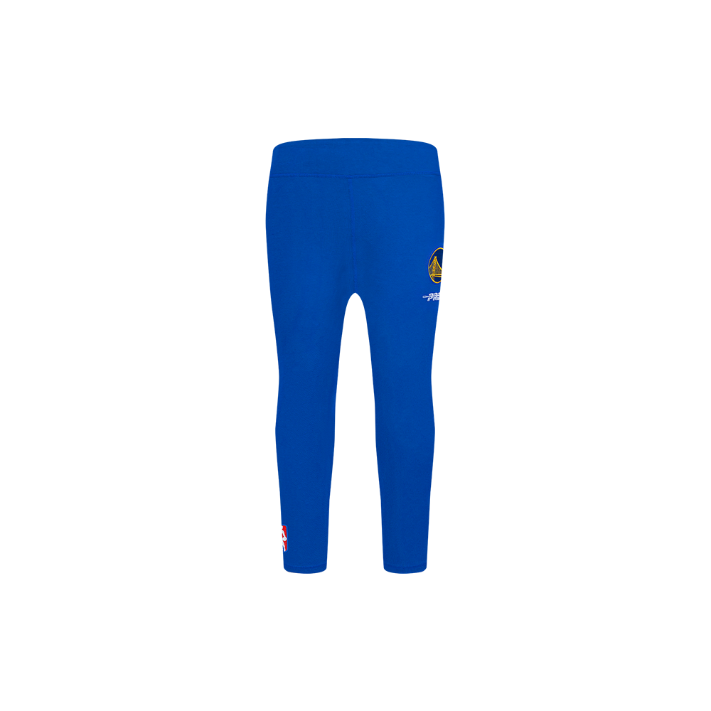 NBA GOLDEN STATE WARRIORS RETRO CLASSIC TODDLER GIRLS LEGGING (ROYAL BLUE) - Image 2