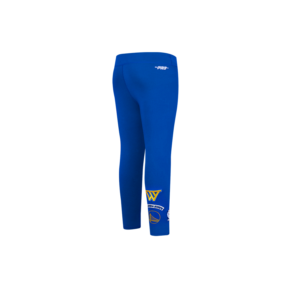 NBA GOLDEN STATE WARRIORS RETRO CLASSIC TODDLER GIRLS LEGGING (ROYAL BLUE) - Image 3