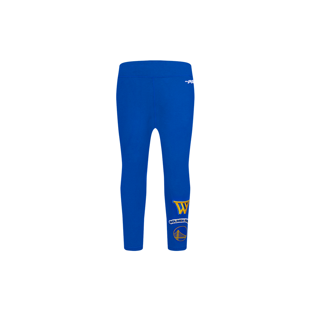 NBA GOLDEN STATE WARRIORS RETRO CLASSIC TODDLER GIRLS LEGGING (ROYAL BLUE) - Image 4